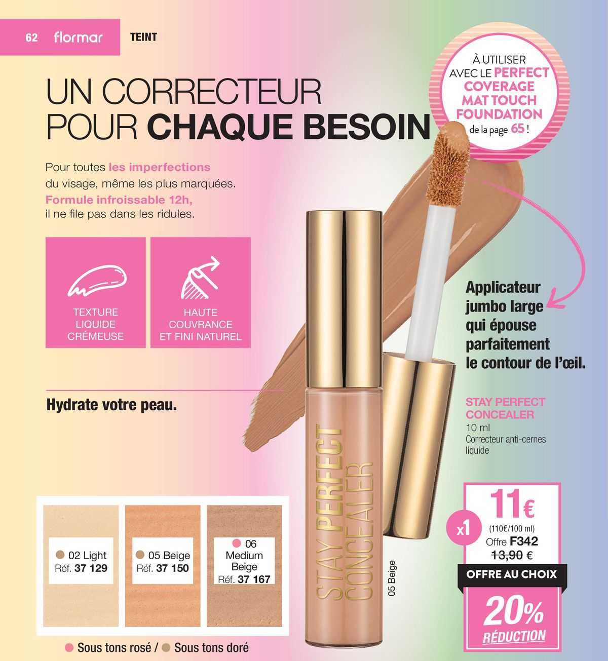 stay perfect concealer correcteur anti-cernes liquide