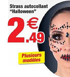 strass autocollant "halloween"