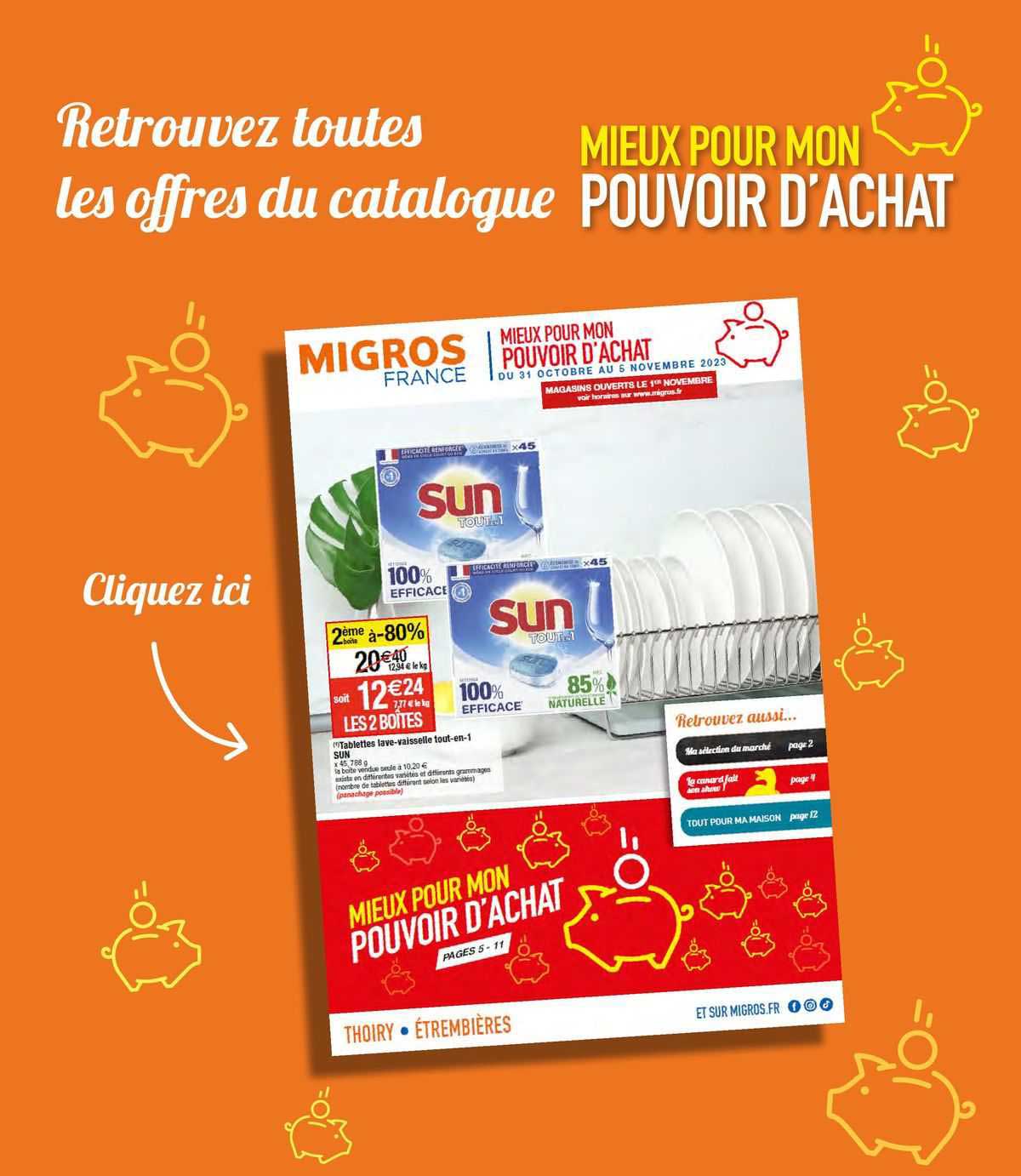 tablettes lave-vaisselle tout-en-1 sun