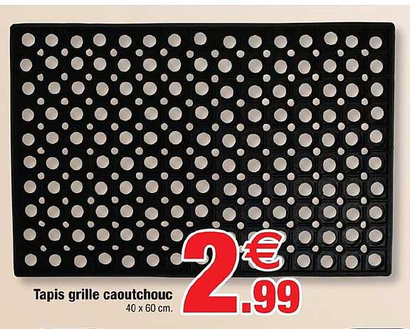 Tapis Grille Caoutchouc