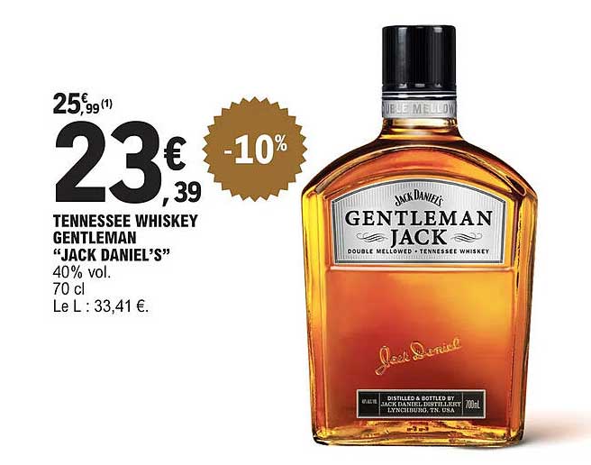 tennessee whiskey gentleman "jack daniel's"