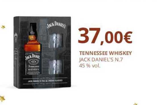 tennessee whiskey jack daniel's n.7