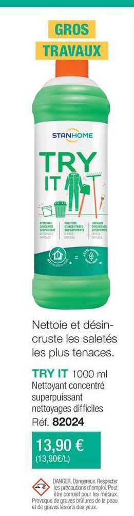 try it nettoyant concentré superpuissant nettoyages difficiles