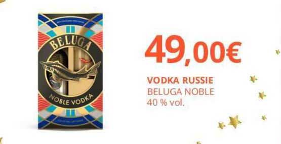 vodka russie beluga noble
