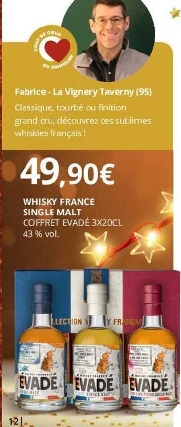 whisky france single malt coffret evadé