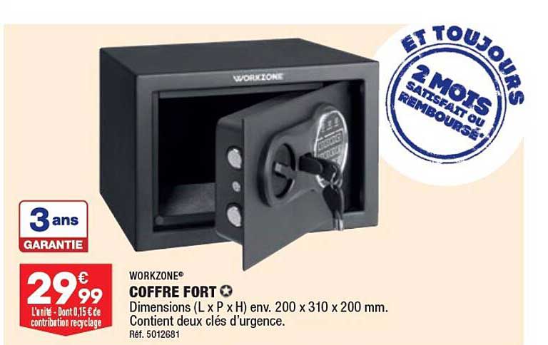 Workzone Coffre Fort