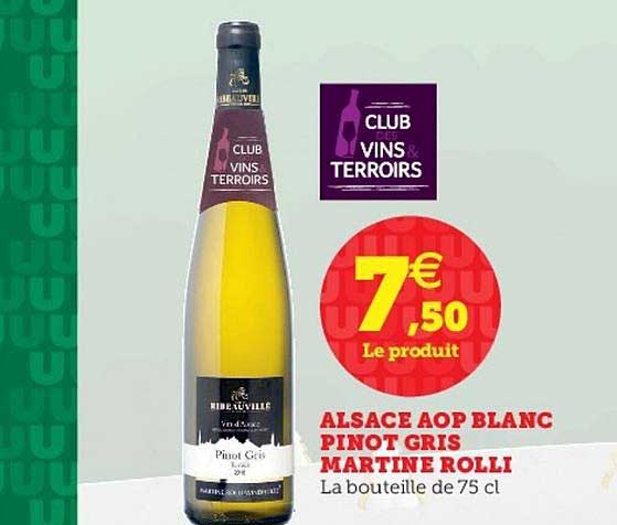 alsace aop blanc pinot gris martine rolli