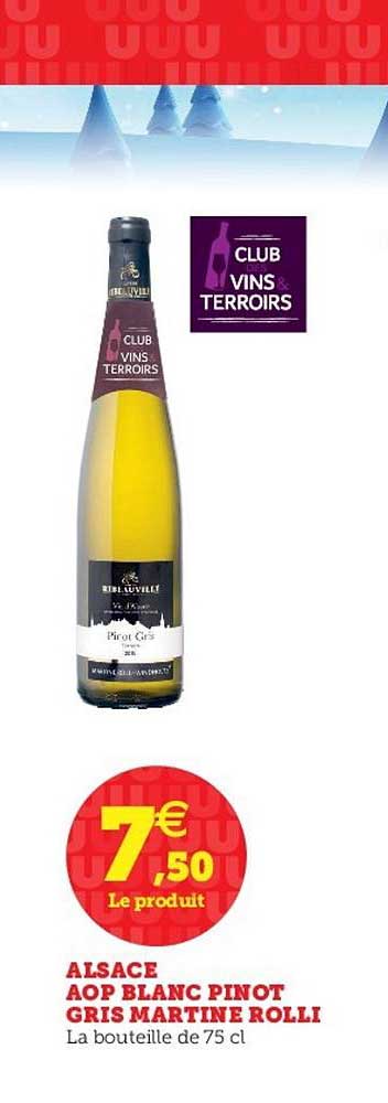 alsace aop blanc pinot gris martine rolli