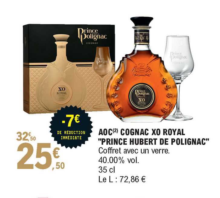 aoc cognac xo royal "prince hubert de polignac"