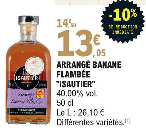 Arrangé Banane Flambée "isautier"