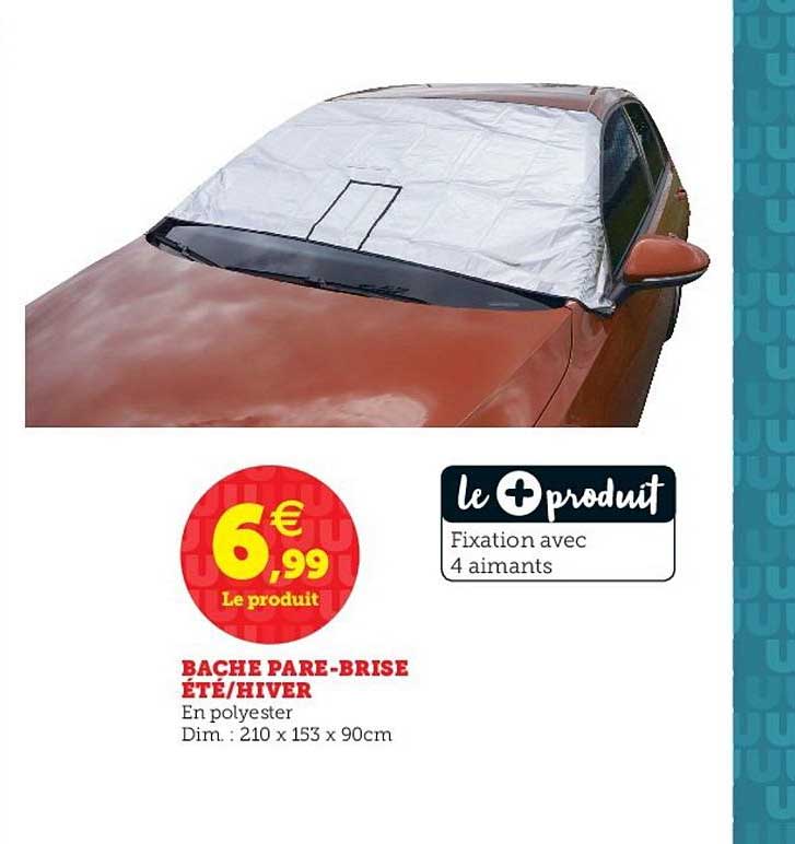 bâche pare-brise été-hiver