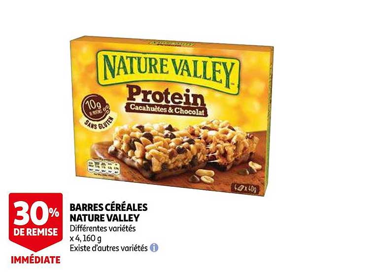 barres céréales nature valley