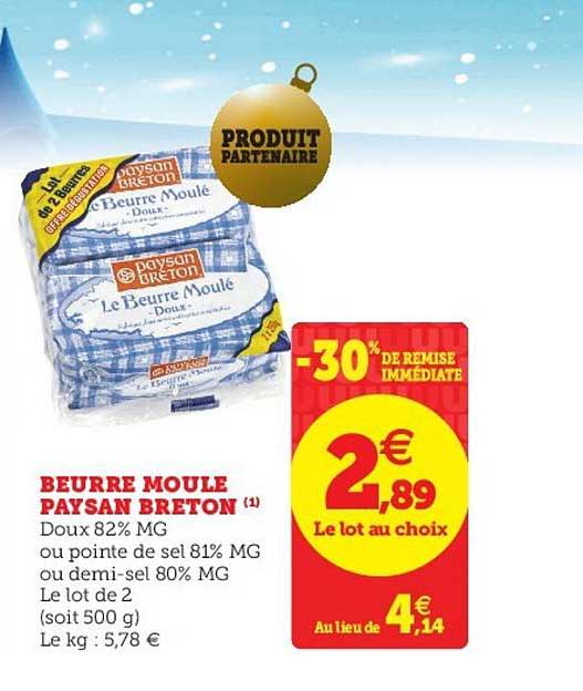 Beurre Moule Paysan Breton