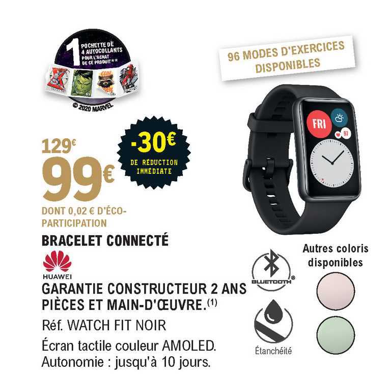 bracelet connecté huawei