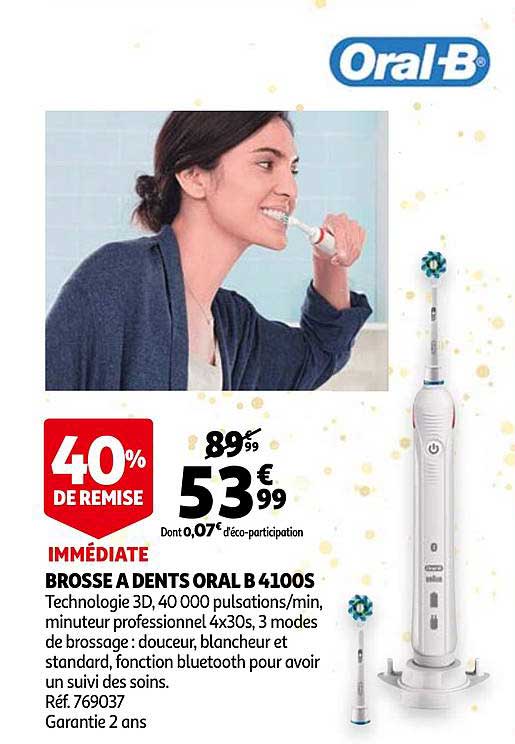 brosse à dents oral b 4100s