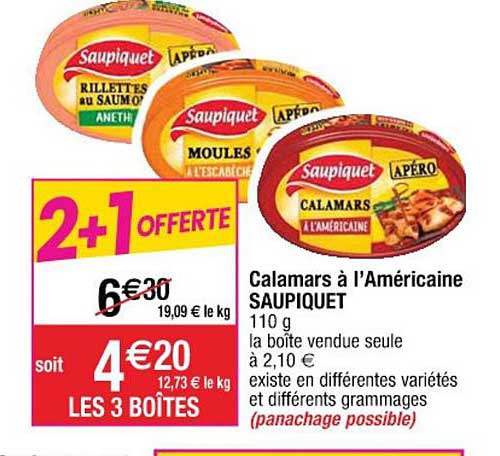 Calamars à L'américaine Soupiquet