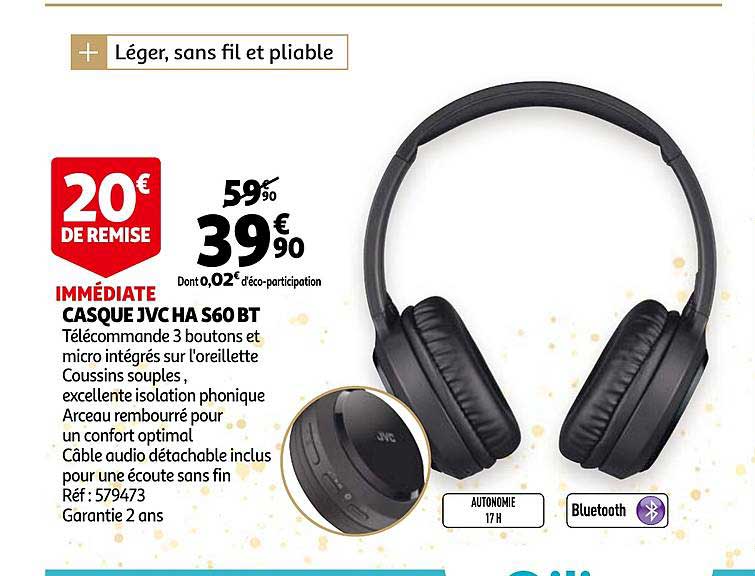casque jvc ha s60 bt