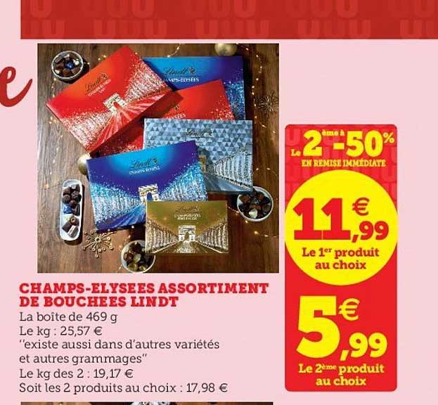 Champs-élysées Assortiment De Bouchées Lindt