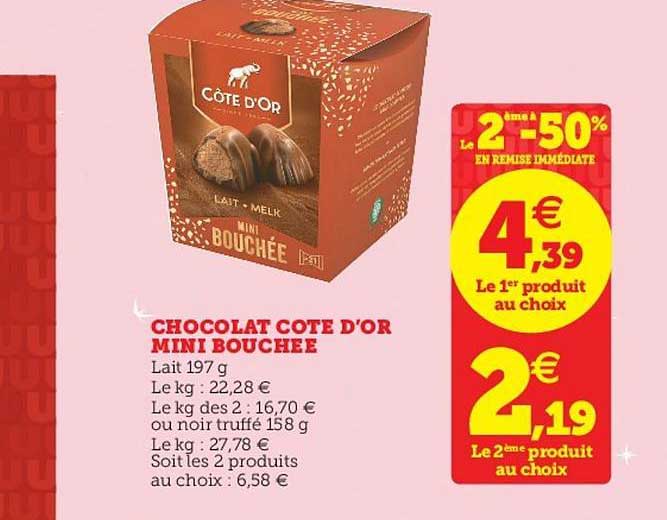 Chocolat Côte D'or Mini Bouchées