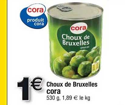 choux de bruxelles cora