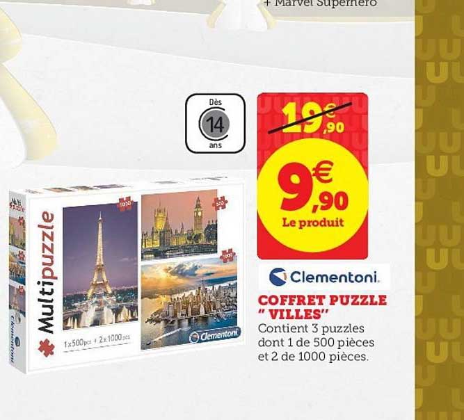 coffret puzzle "villes"