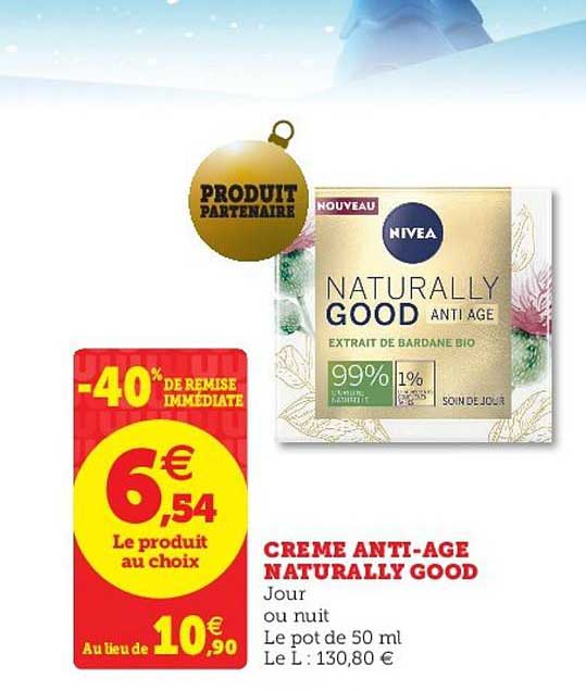 crème anti âge naturally good