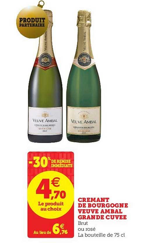 crément de bourgogne veuve ambal grande cuvée
