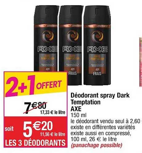 Déodorant Spray Dark Temptation Axe