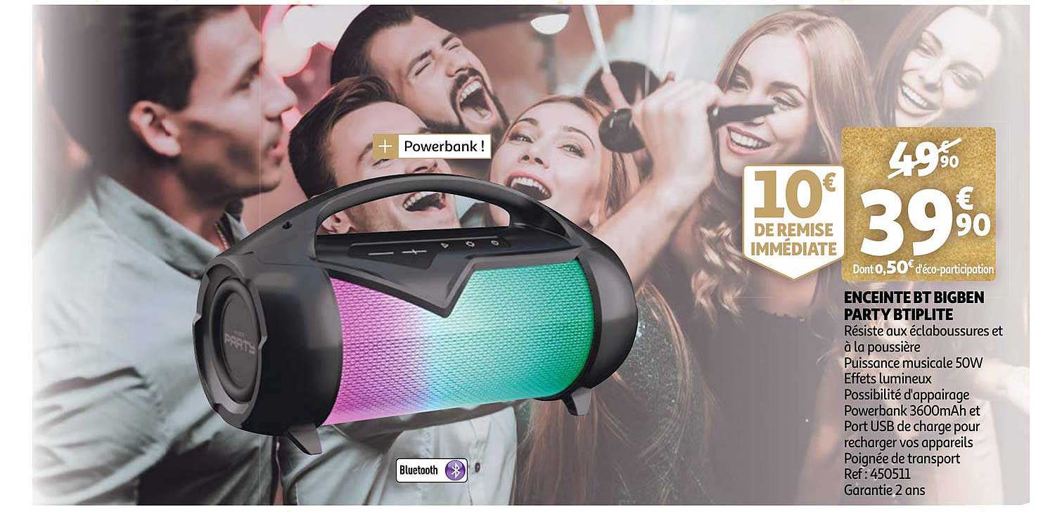 Enceinte Bt Bigben Party Btiplite