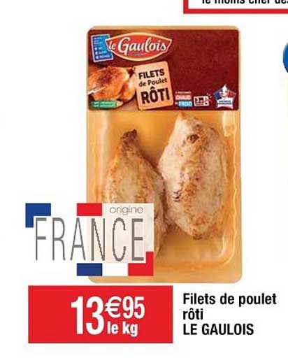 Filets De Poulet Rôti Le Gaulois