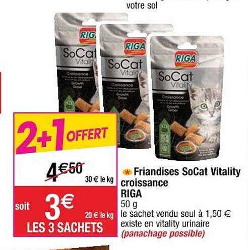 friandises socat vitality croissance riga