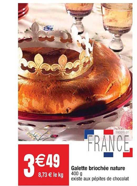 galette briochée nature