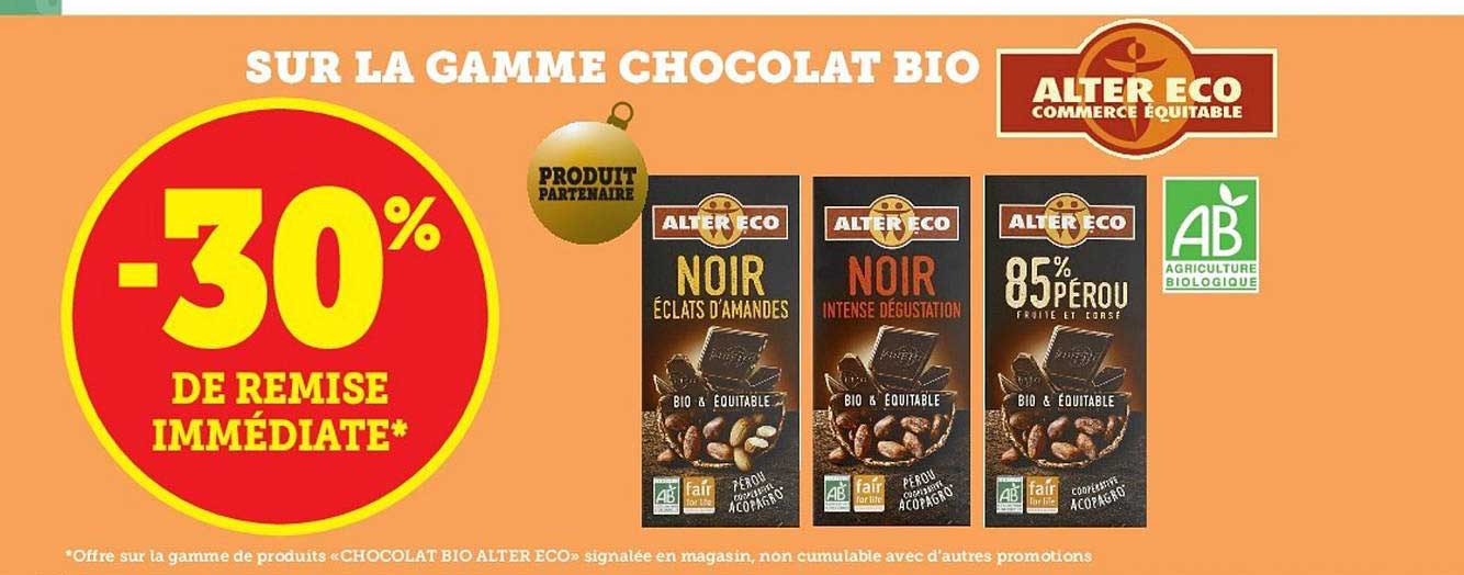 gamme chocolat bio alter eco