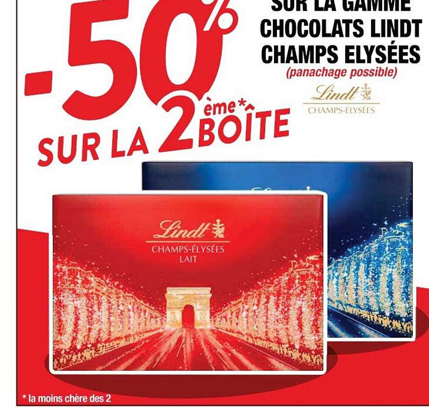 gamme chocolats lindt champs élysées