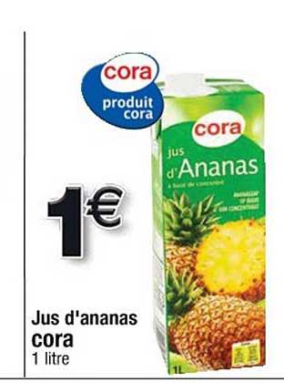 jus d'ananas cora