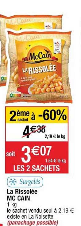 la rissolée mc cain