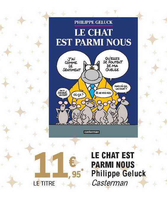 le chat est parmi nous - philippe geluck