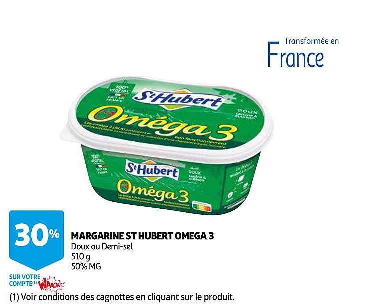 margarine st hubert omega 3