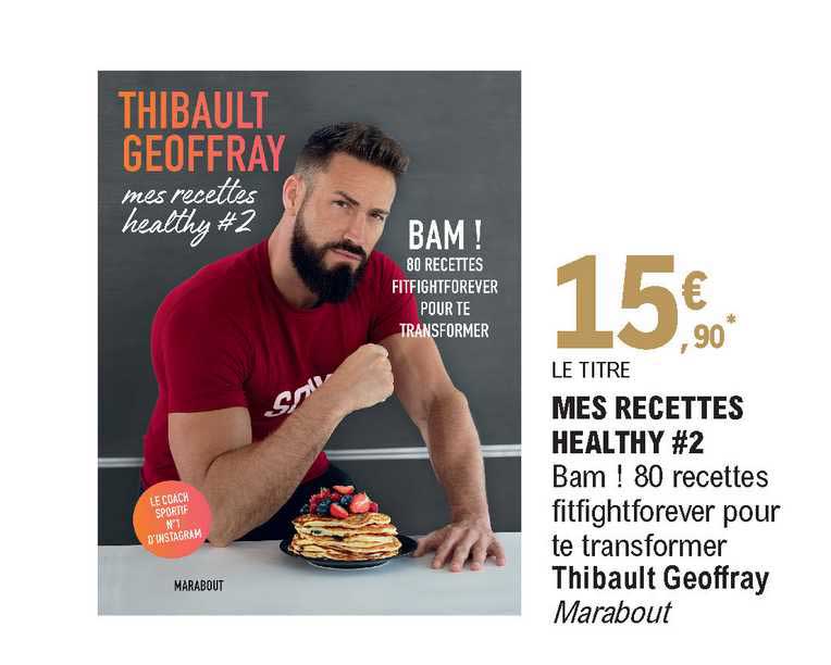 mes recettes healthy - thibault geoffray