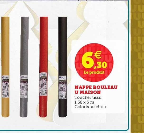 Nappe Rouleau U Maison