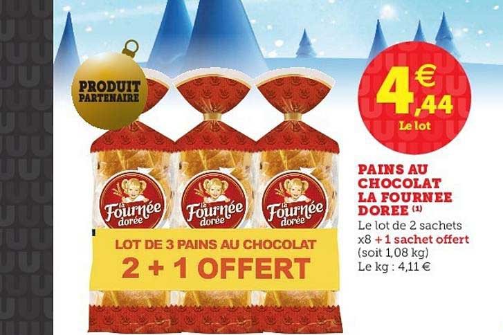 pain au chocolat la fournée dorée