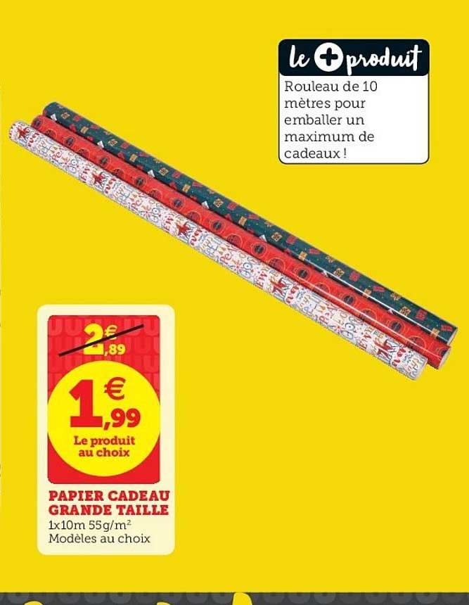 Papier Cadeau Grand Taille