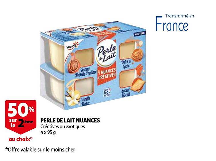 perle de lait nuances