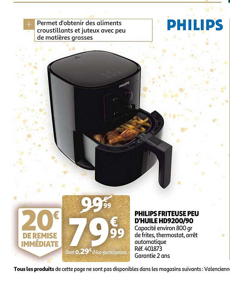 philips friteuse peu d'huile hd9200-90