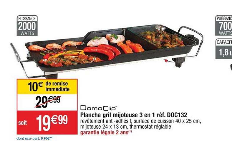 plancha grill mijoteuse 3 en 1