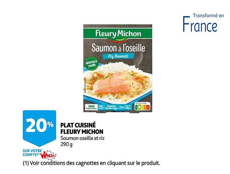 plat cuisiné fleury michon
