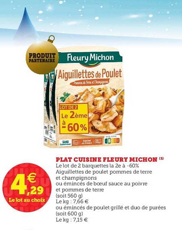 plat cuisiné fleury michon