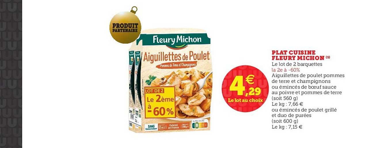 plat cuisiné fleury michon