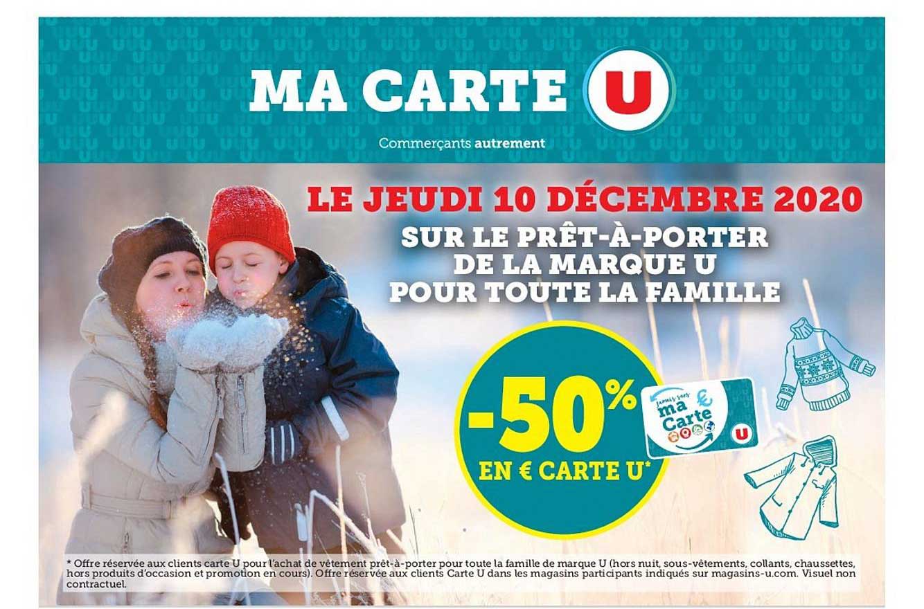 prêt à porter de la marque u pour toute la famille
