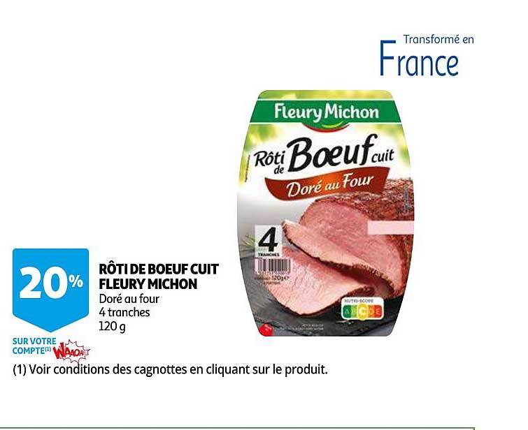 rôti de bœuf cuit fleury michon